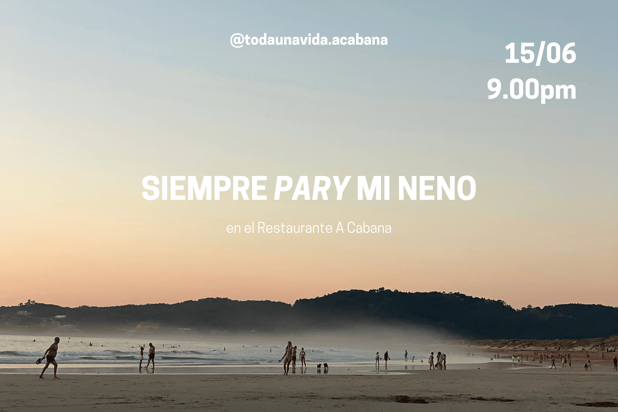 Toda Una Vida — contenido evento